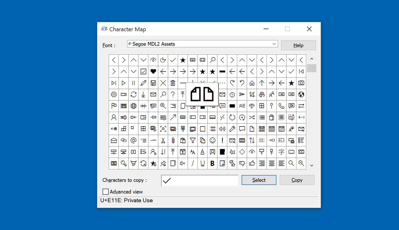 Icon font